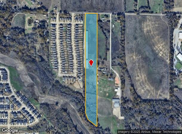  6737 County Road 124, Mckinney, TX Parcel Map