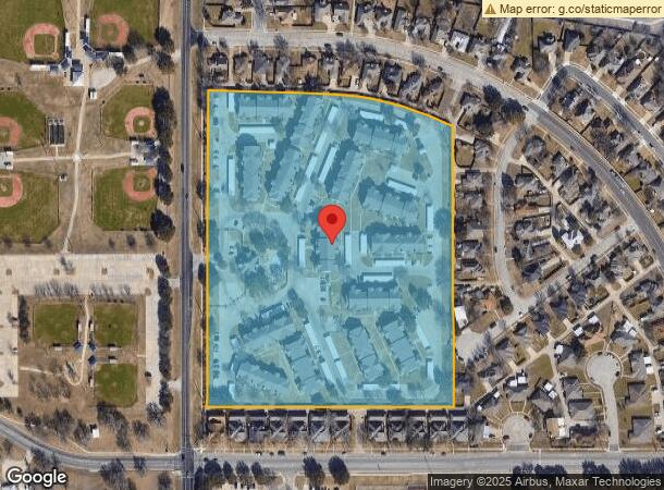  3232 N Locust St, Denton, TX Parcel Map