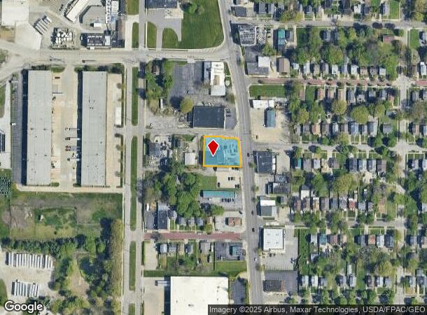 1482 S Main St, Akron, OH Parcel Map