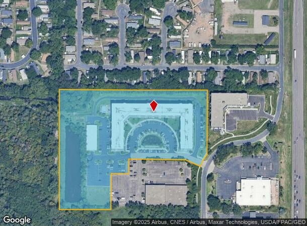 9436 Ulysses St Ne, Minneapolis, MN Parcel Map