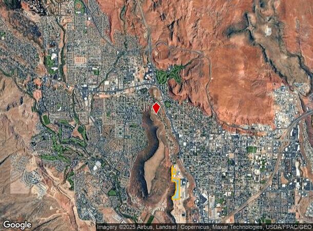  317 S Donlee Dr, Saint George, UT Parcel Map