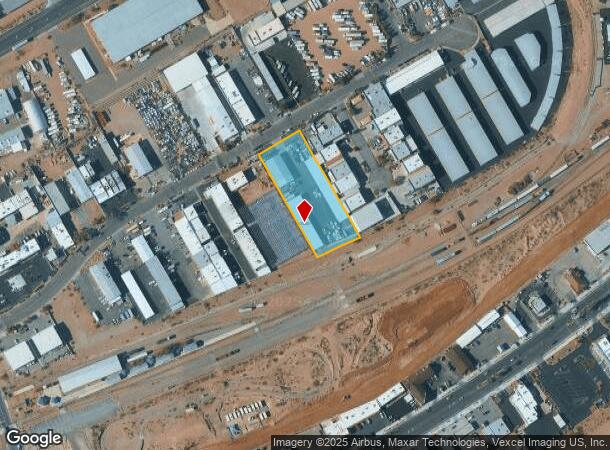 1569 Foothill Dr, Boulder City, NV Parcel Map