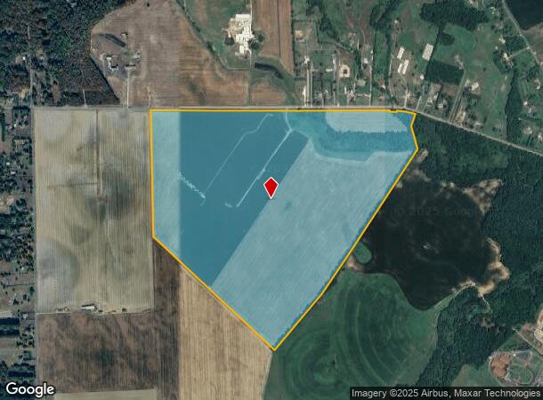  890 Clayton Delaney Rd, Clayton, DE Parcel Map
