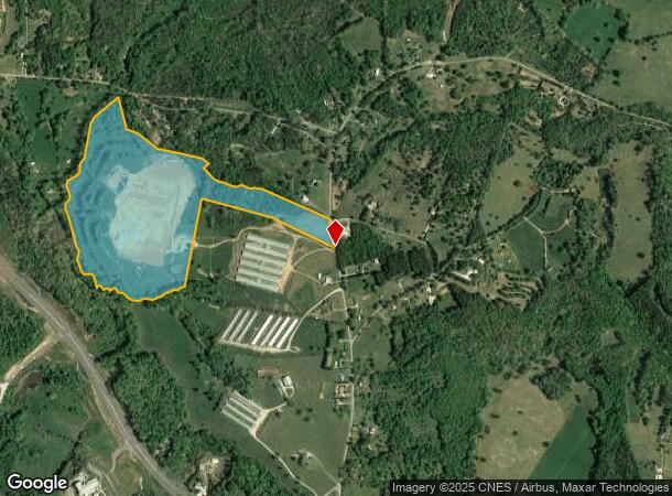  883 S Yow Mill Rd, Toccoa, GA Parcel Map