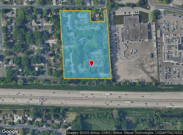 6710 Orchard Ln N, Minneapolis, MN Parcel Map