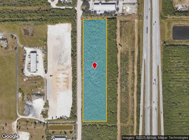  1705 Columbia Ln, Melbourne, FL Parcel Map