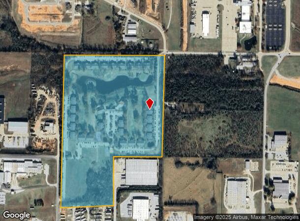 1919 Club Cir, Harrison, AR Parcel Map