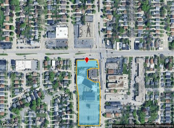  1405 S 92Nd St, Milwaukee, WI Parcel Map