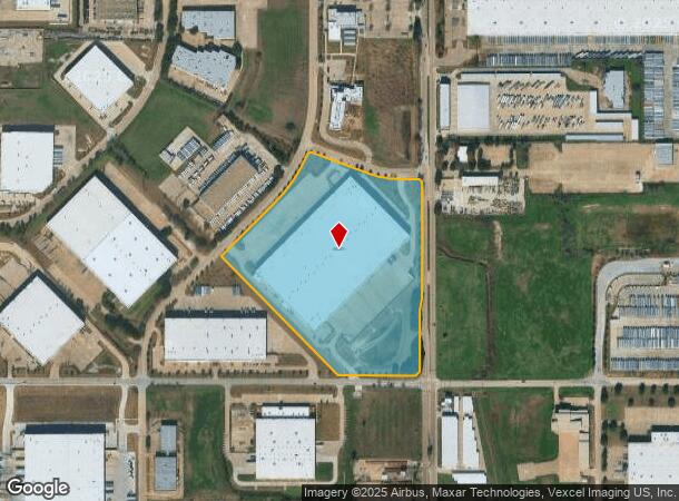  2425 W Danieldale Rd, Dallas, TX Parcel Map