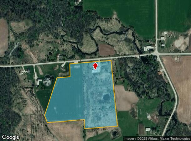 4184 Wayside Rd, Greenleaf, WI Parcel Map