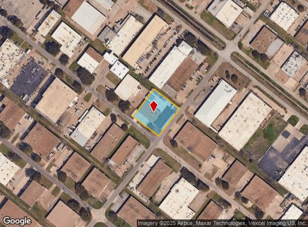  8900 Directors Row, Dallas, TX Parcel Map