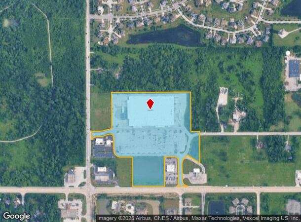 3800 Vollmer Rd, Flossmoor, IL Parcel Map