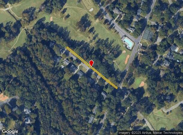  1622 Country Club Rd, Reidsville, NC Parcel Map