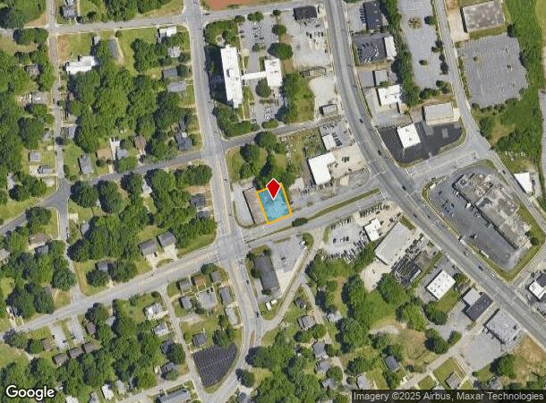  214 W Ward Ave, High Point, NC Parcel Map