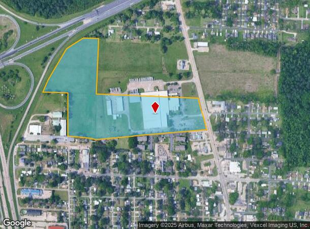  2901 Moss St, Lafayette, LA Parcel Map