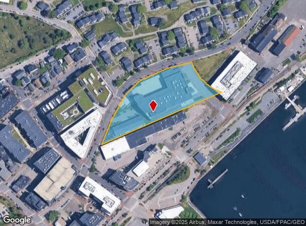  100 Fore St, Portland, ME Parcel Map