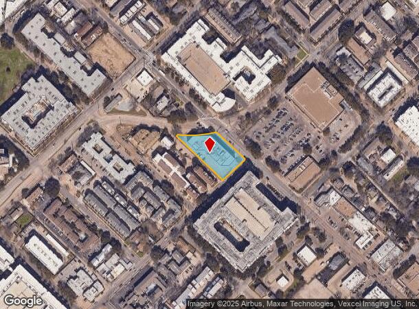  4211 Cedar Springs Rd, Dallas, TX Parcel Map