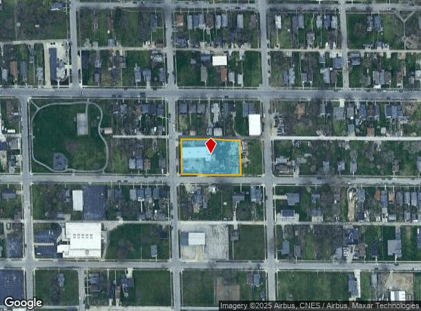  1211 Hugh St, Fort Wayne, IN Parcel Map
