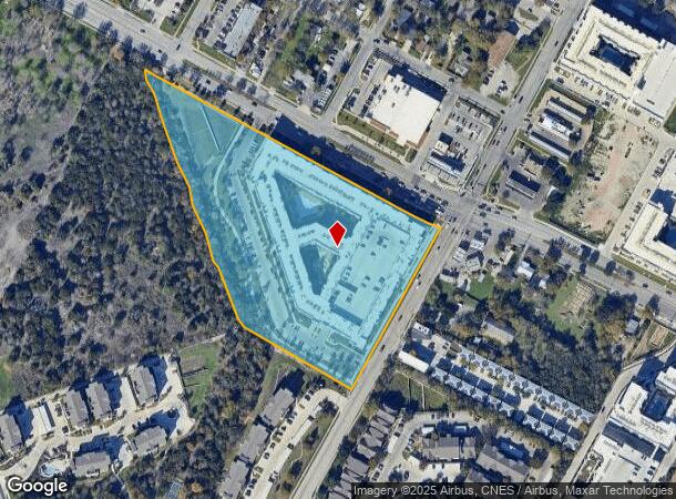  6107 E Riverside Dr, Austin, TX Parcel Map