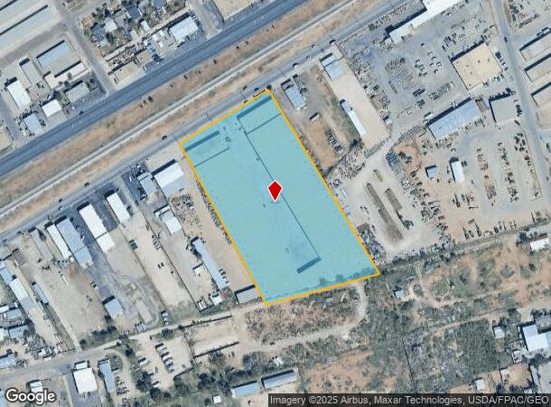  2703 W Industrial Ave, Midland, TX Parcel Map