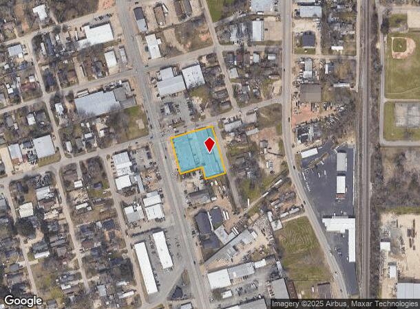  404 S Frazier St, Conroe, TX Parcel Map