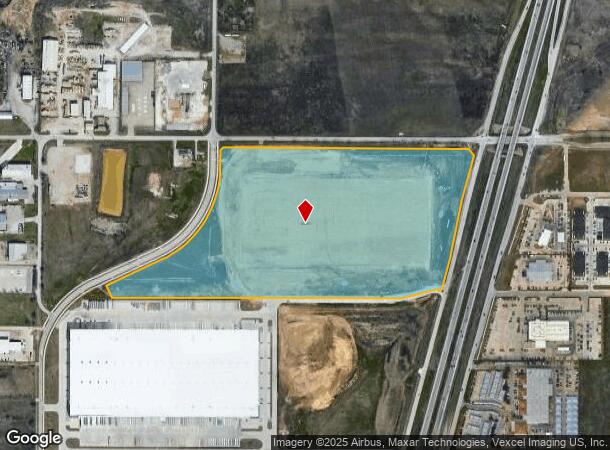  2156 Keller Hicks Rd, Fort Worth, TX Parcel Map