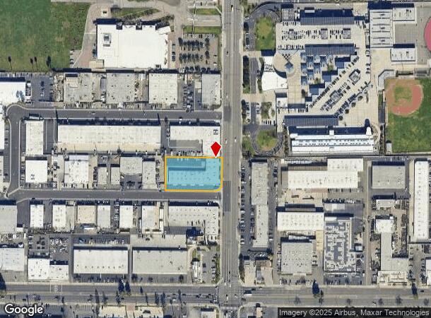 1502 S Grand Ave, Santa Ana, CA Parcel Map