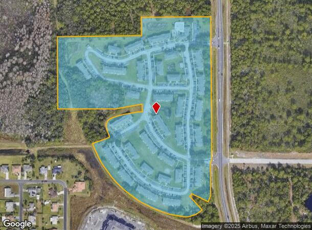  1250 Belfry Ln Se, Palm Bay, FL Parcel Map