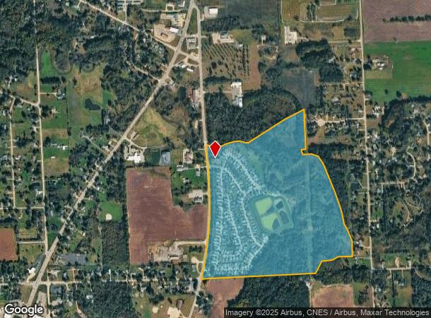  N Saginaw Rd, Lapeer, MI Parcel Map