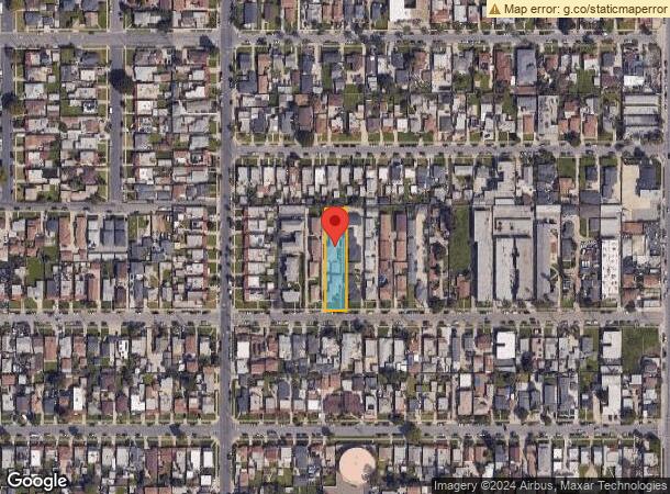  1531-1535 W 105Th St, Los Angeles, CA Parcel Map