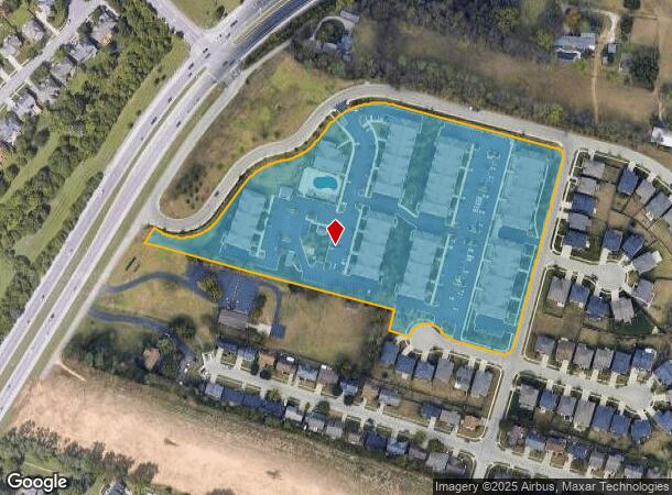 2200 Tracery Oaks Dr, Lexington, KY Parcel Map