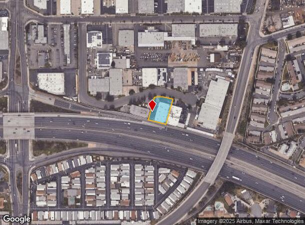  1421 N Daly St, Anaheim, CA Parcel Map