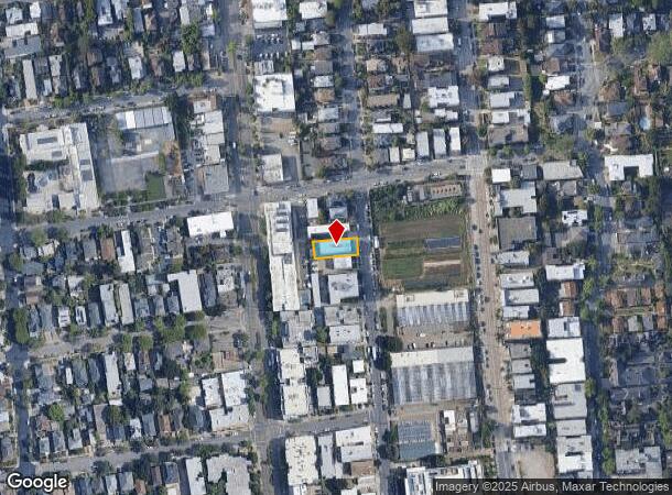  1722 Walnut St, Berkeley, CA Parcel Map