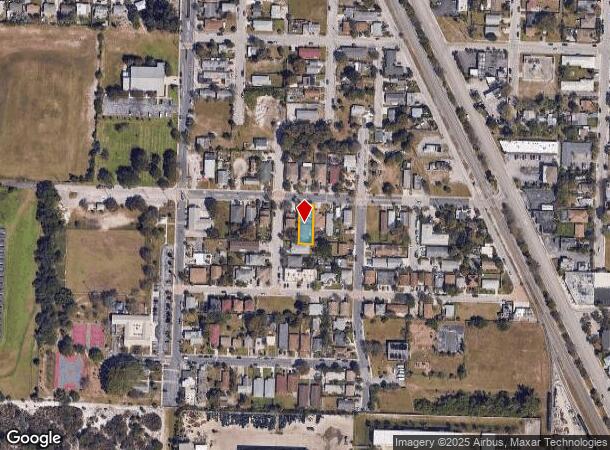 715 Washington Ave, Lake Worth Beach, FL Parcel Map