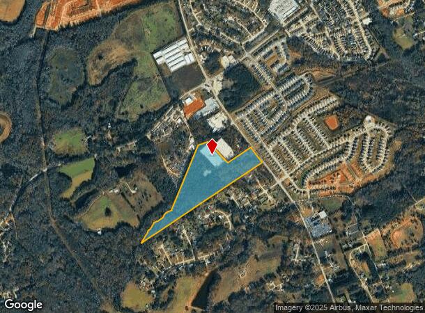 3056 Fork Shoals Rd, Simpsonville, SC Parcel Map