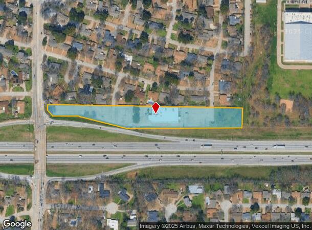 1701 N Fielder Rd, Arlington, TX Parcel Map