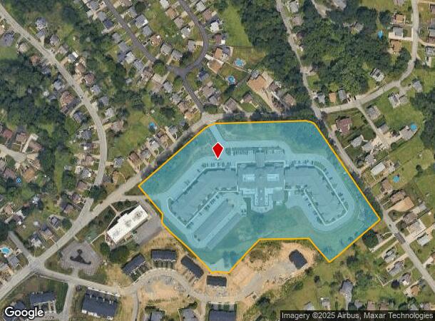 3603 Mcroberts Rd, Pittsburgh, PA Parcel Map