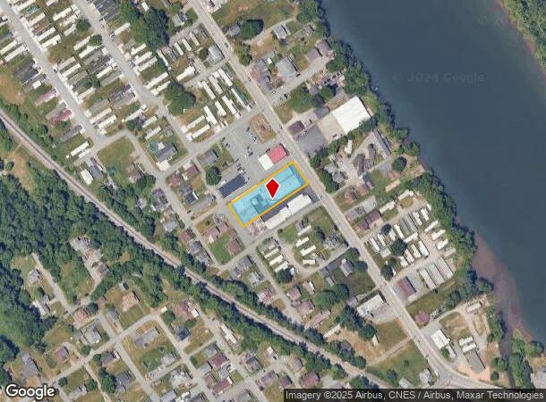  1179 Main St, Granville, WV Parcel Map