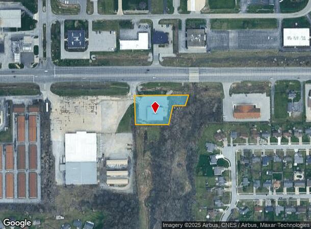  1615 W Coliseum Blvd, Fort Wayne, IN Parcel Map