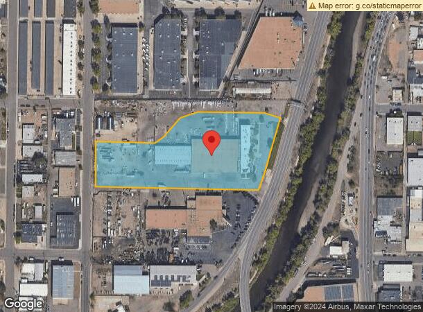  1205 S Platte River Dr, Denver, CO Parcel Map