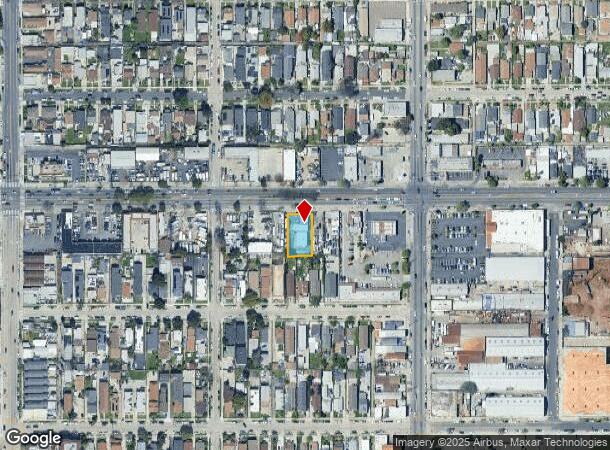  222 E Manchester Ave, Los Angeles, CA Parcel Map