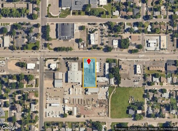  1718 W Eisenhower Blvd, Loveland, CO Parcel Map