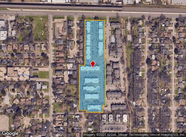  2002 Rock Island Rd, Irving, TX Parcel Map