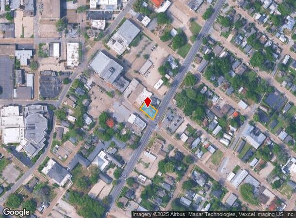  1019 Jefferson St, Lafayette, LA Parcel Map
