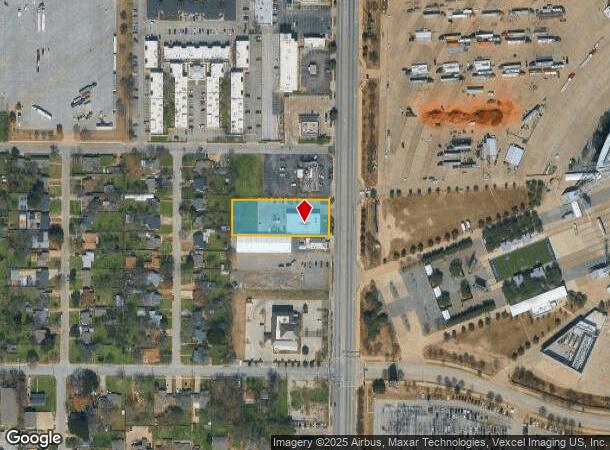  818 N Collins St, Arlington, TX Parcel Map