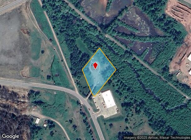  407 W Railroad St, Caspian, MI Parcel Map