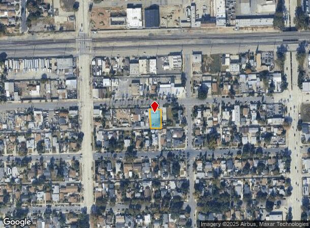 1030 W 2Nd St, Pomona, CA Parcel Map