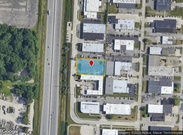  41160 Executive Dr, Harrison Township, MI Parcel Map