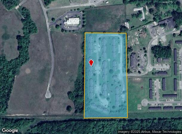 303 Hilltop Dr, Selma, AL Parcel Map