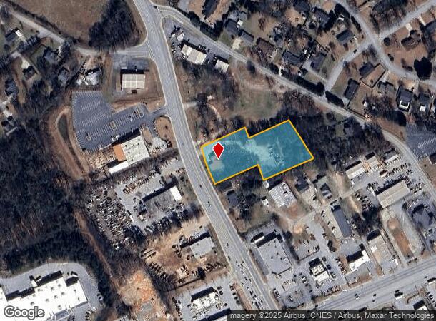 126 N Buncombe Rd, Greer, SC Parcel Map